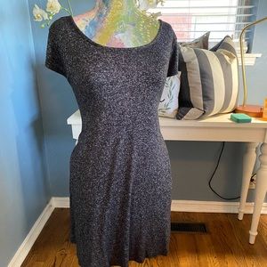 Gray sporty mini dress